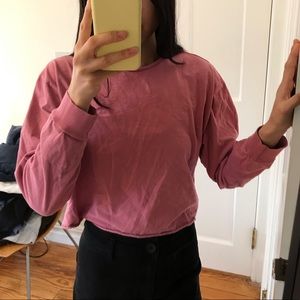 Dust Pink TNA Crop Top